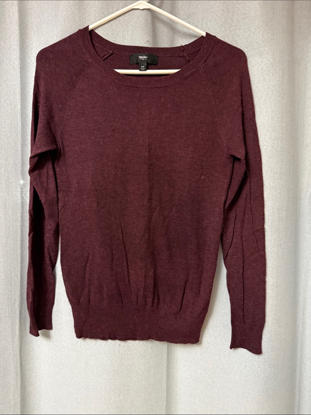Mossimo Supply Co. Burgundy Crewneck Sweater